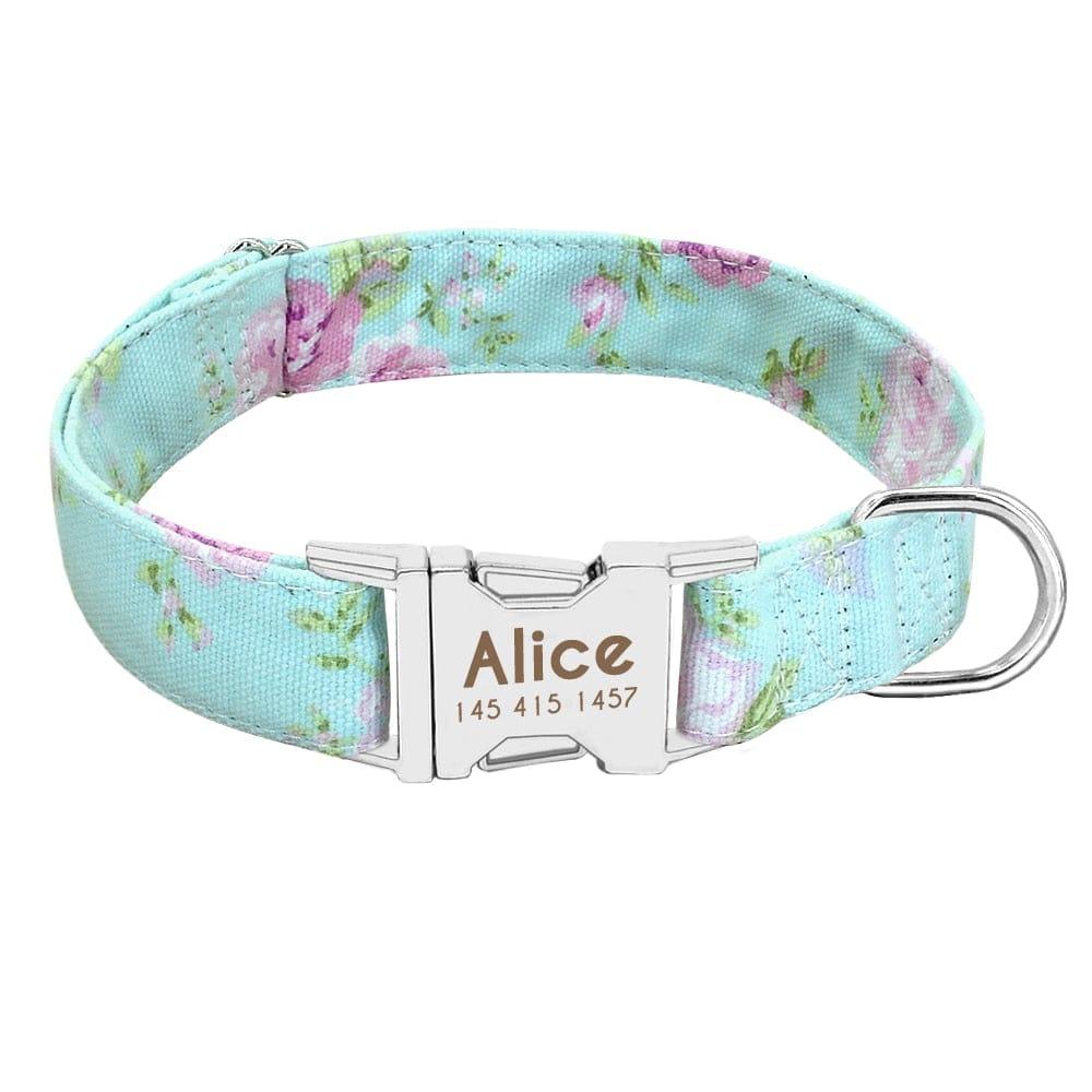 Collier Chien Chat Personnalisable Gravé - One PETS-TOP