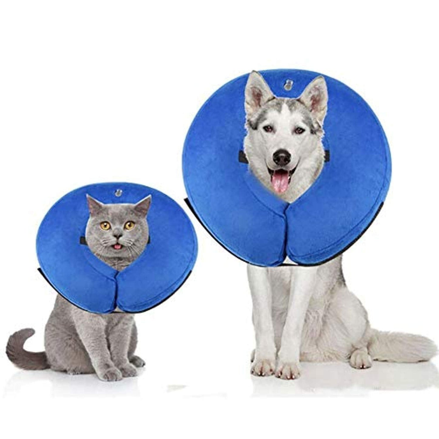 Collier Gonflable De Récupération Collerette De Protection Ajustable Cône De Cicatrisation Confortable Pour Chien (S) - One PETS-TOP