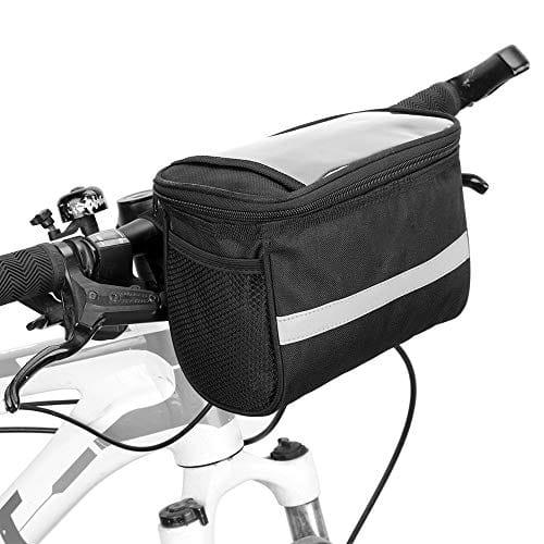 Lixada Vélo Panier Avant Pliant Amovible Vélo Guidon Panier Pet Cat Chien Transporteur Sac En Aluminium Cadre Top Poignées - One PETS-TOP