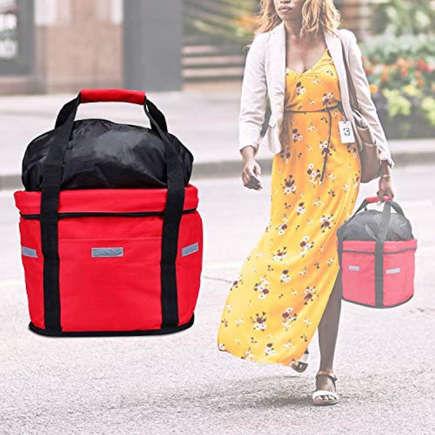 Panier De Vélo Avant Pliant Sacoche De Guidon Sac Animaux De Compagnie Chien Chat Transporteur - One PETS-TOP