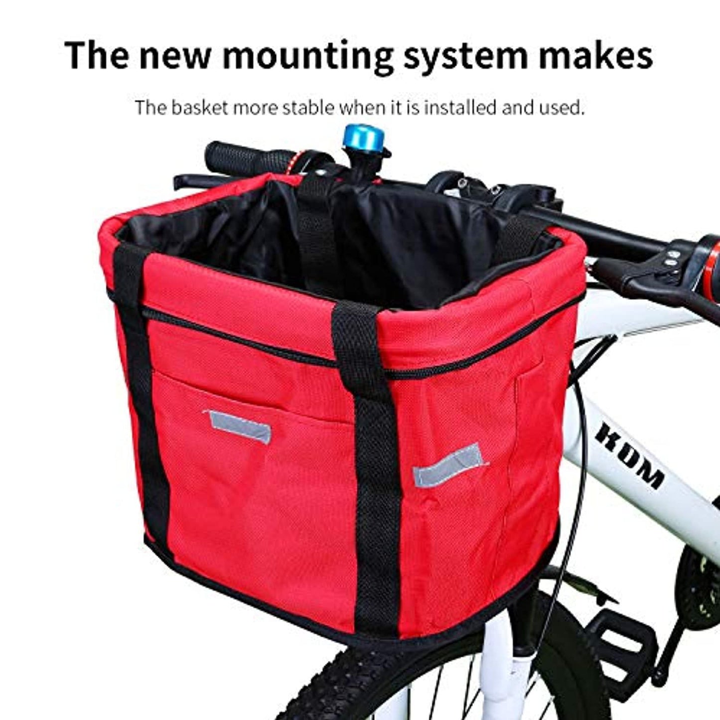 Panier De Vélo Avant Pliant Sacoche De Guidon Sac Animaux De Compagnie Chien Chat Transporteur - One PETS-TOP