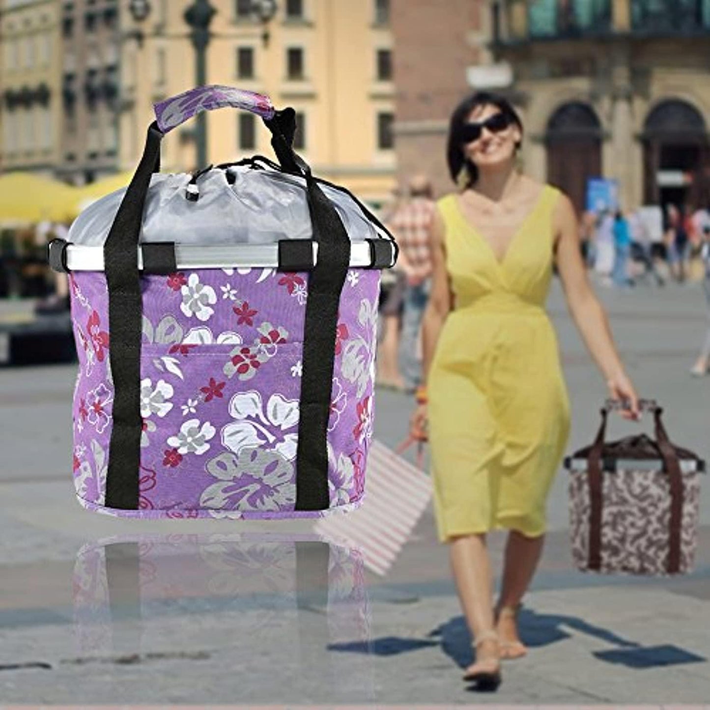 Panier De Vélo Détachables Cycle Avant Toile Panier Transporteur Sac Pet Carrier En Alliage D'Aluminium - One PETS-TOP