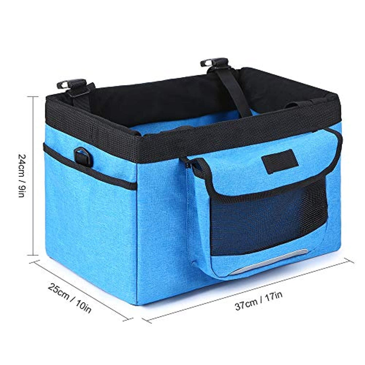 Panier De Vélo,Pliable Vélo Avant Panier Amovible Vélo Pet Panier Pet Chien Chat Lapin Transporteur Camping Fourre-Tout Sac - One PETS-TOP