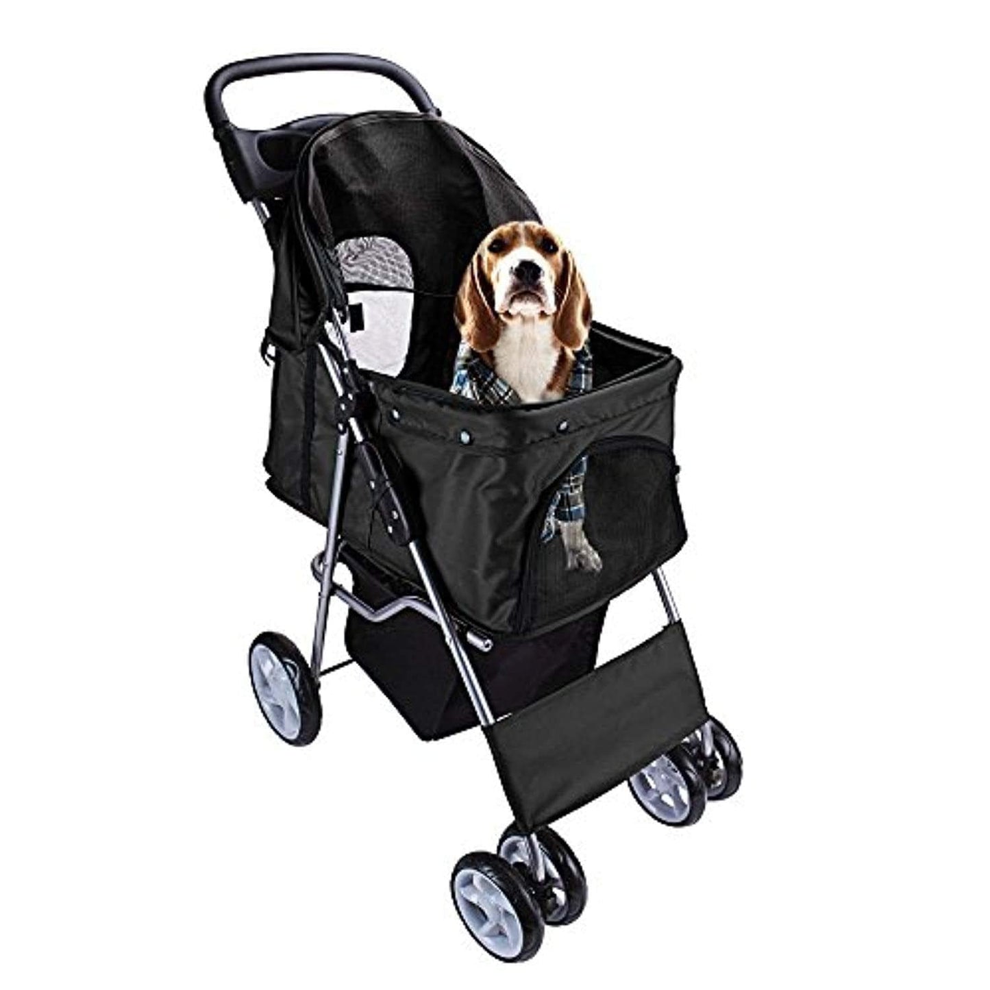 Poussette Chien Chat Poussette Avec 4 Roues - One PETS-TOP