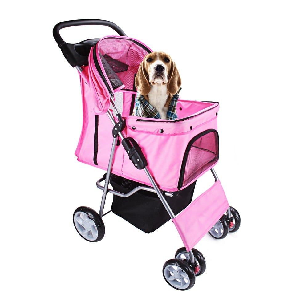 Poussette Chien Chat Poussette Avec 4 Roues - One PETS-TOP