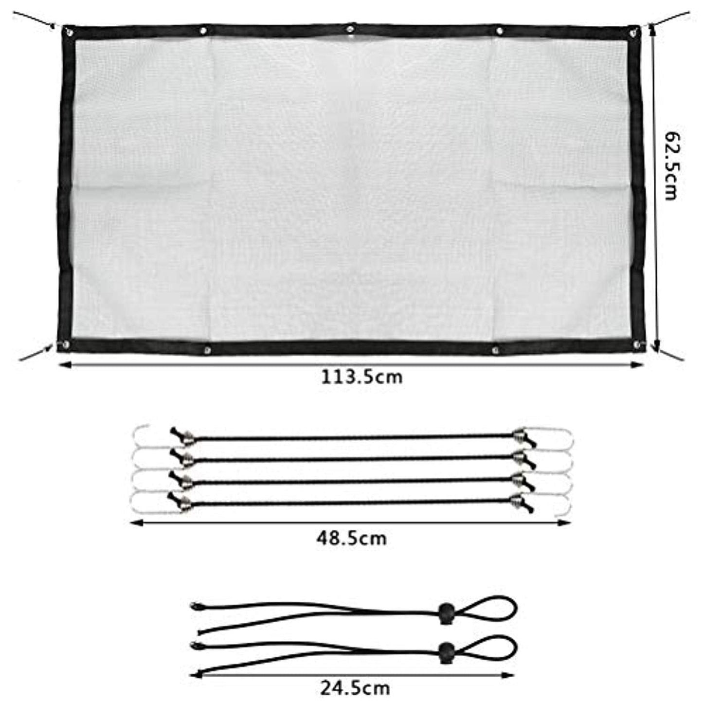 Protection En Filet Filet Barriere De Securite De Voiture Pour Animal De Compagnie, Séparation Auto Pour Chien Chat Filet, Fixer Aux Sièges Pour Bloquer - One PETS-TOP