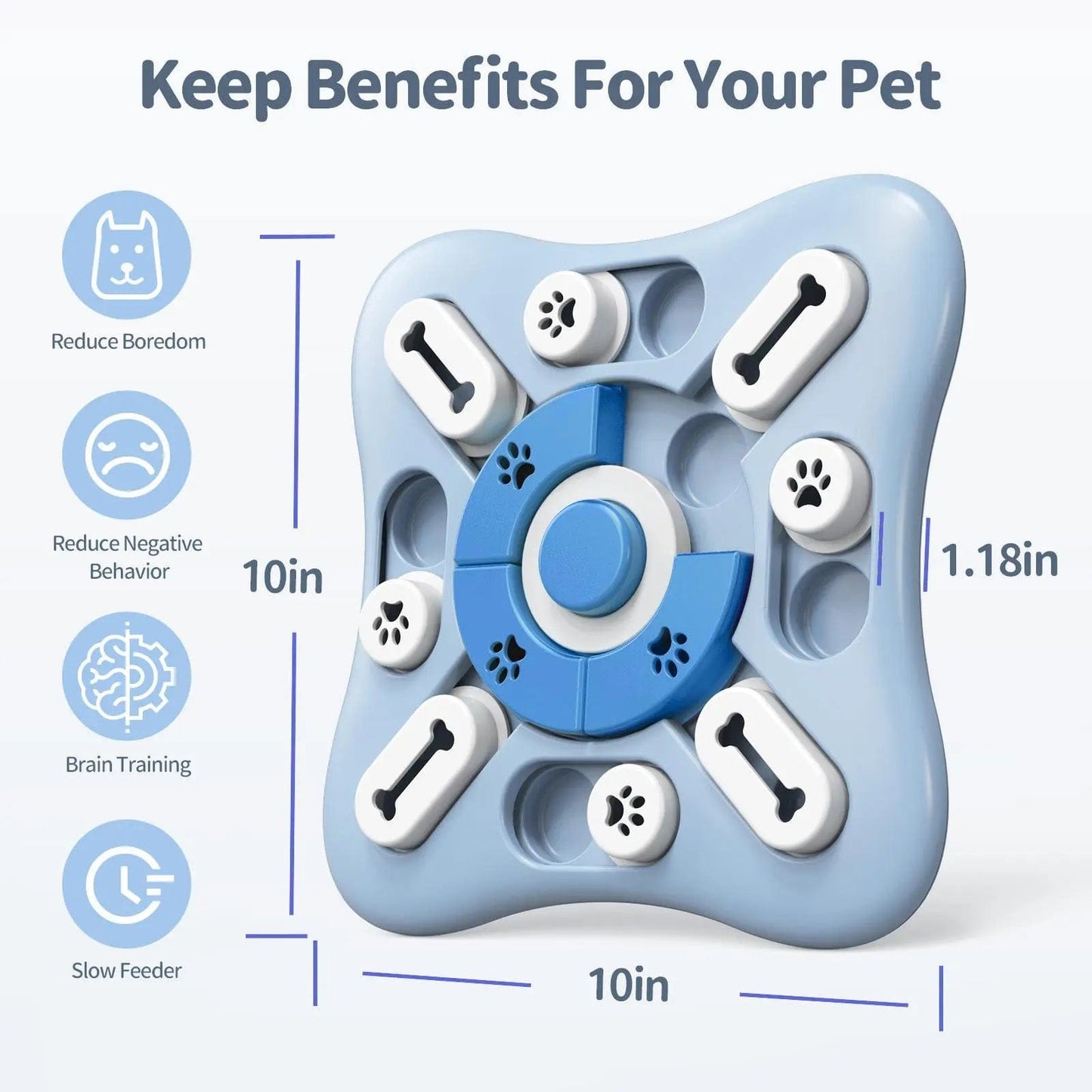 Puzzle Gourmand Chien & Chat - Jeu Intelligent 🐶🐱 - One PETS-TOP