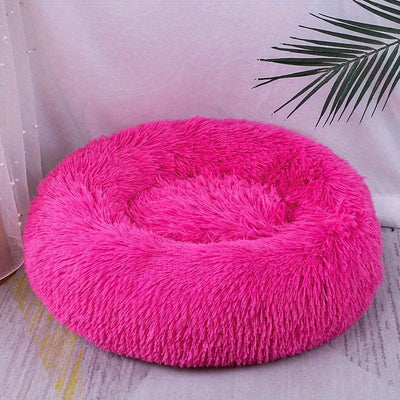 Panier apaisant pour chien & chat – Lit donut moelleux, doux et confortable One PETS-TOP