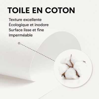 Peinture toile chat mignon – Art mural abstrait coloré déco maison PawLuxe™ One PETS-TOP