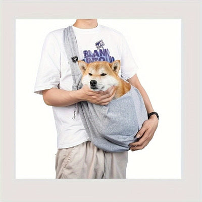 Sac bandoulière pour chien – Transport respirant, pliable et mains libres - One PETS - TOP
