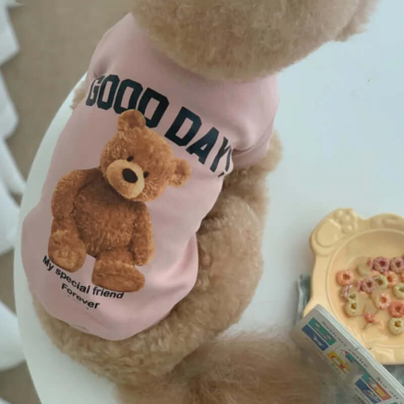 🧸 Sweat à Capuche Ours Cartoon pour Chiens – Confort & Style Craquant 🐶 - One PETS-TOP