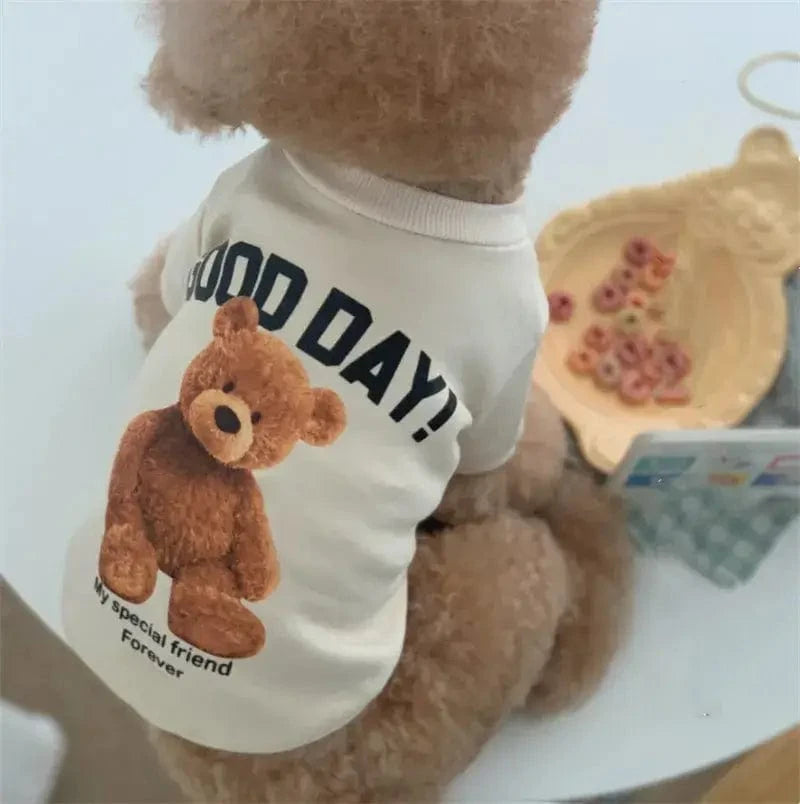 🧸 Sweat à Capuche Ours Cartoon pour Chiens – Confort & Style Craquant 🐶 - One PETS-TOP