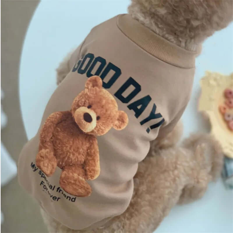 🧸 Sweat à Capuche Ours Cartoon pour Chiens – Confort & Style Craquant 🐶 - One PETS-TOP