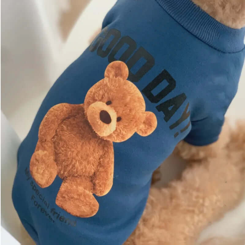 🧸 Sweat à Capuche Ours Cartoon pour Chiens – Confort & Style Craquant 🐶 - One PETS-TOP