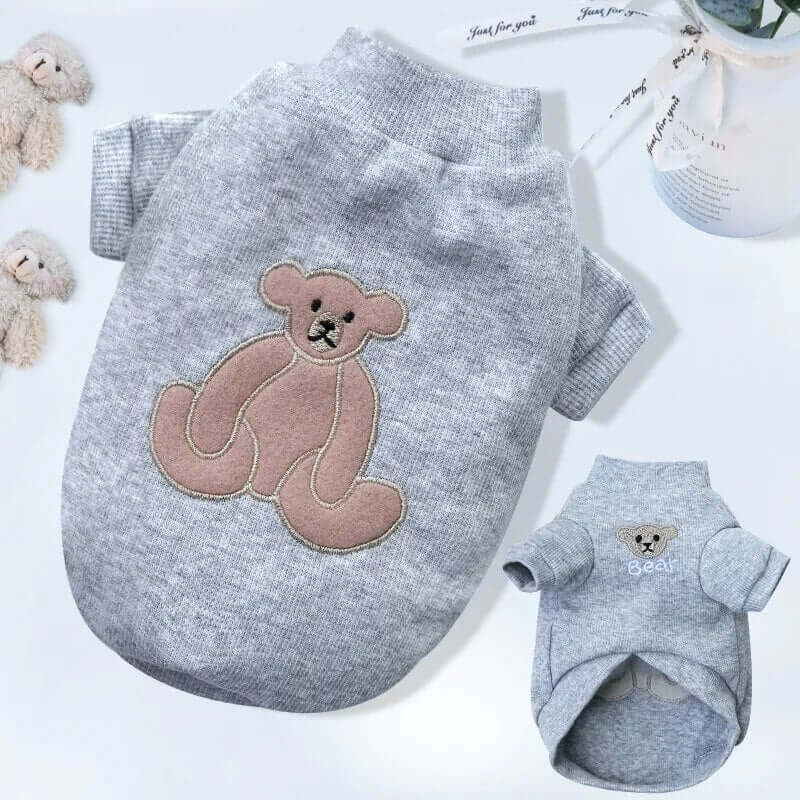 🧸 Sweat à Capuche Ours Cartoon pour Chiens – Confort & Style Craquant 🐶 - One PETS-TOP