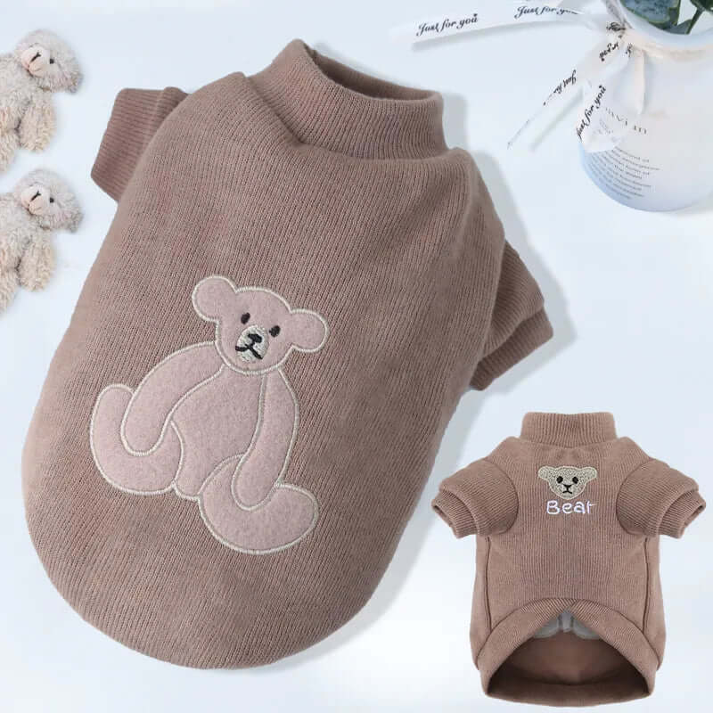 🧸 Sweat à Capuche Ours Cartoon pour Chiens – Confort & Style Craquant 🐶 - One PETS-TOP