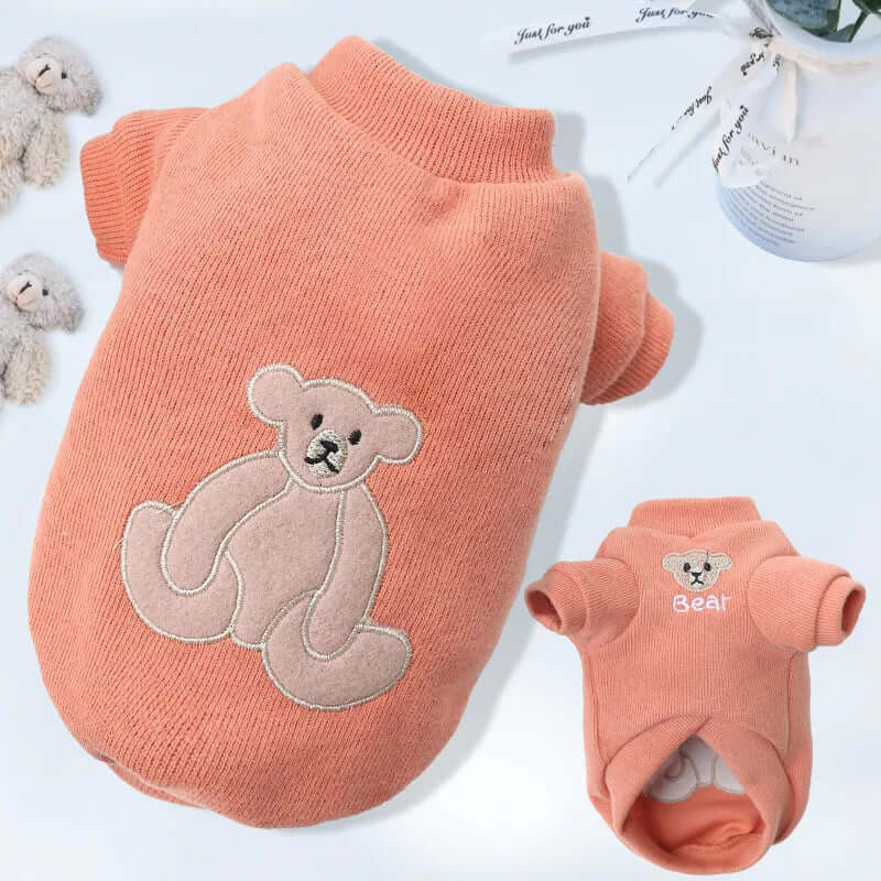 🧸 Sweat à Capuche Ours Cartoon pour Chiens – Confort & Style Craquant 🐶 - One PETS-TOP