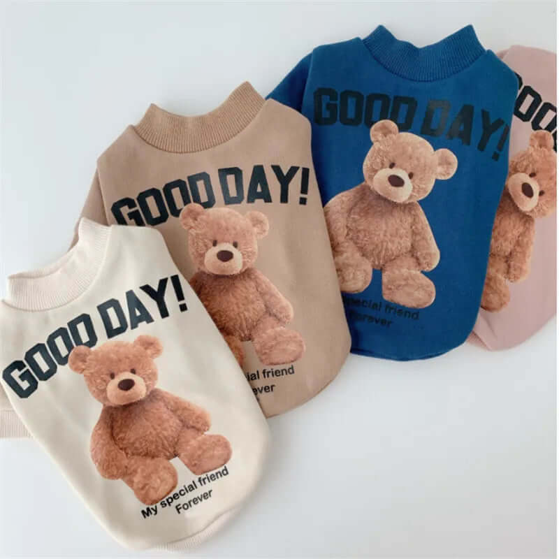 🧸 Sweat à Capuche Ours Cartoon pour Chiens – Confort & Style Craquant 🐶 - One PETS-TOP