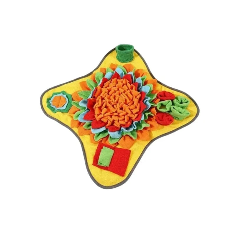 Tapis de reniflage pour chien & chat – Éducatif, anti-stress & durable Jaune One PETS-TOP