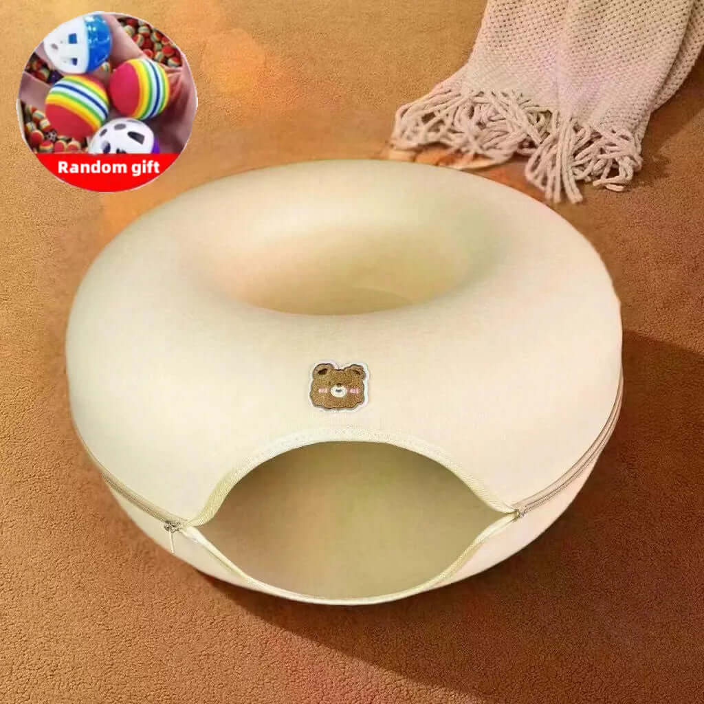 Tunnel De Jeu En Feutre Pour Chat - Catcanal - One PETS-TOP