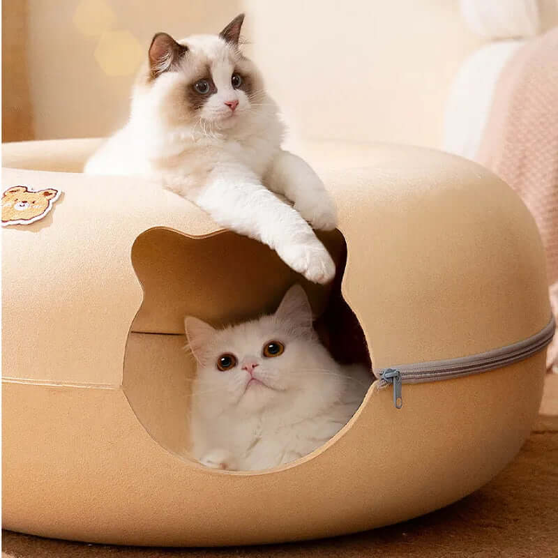 Tunnel De Jeu En Feutre Pour Chat - Catcanal - One PETS-TOP
