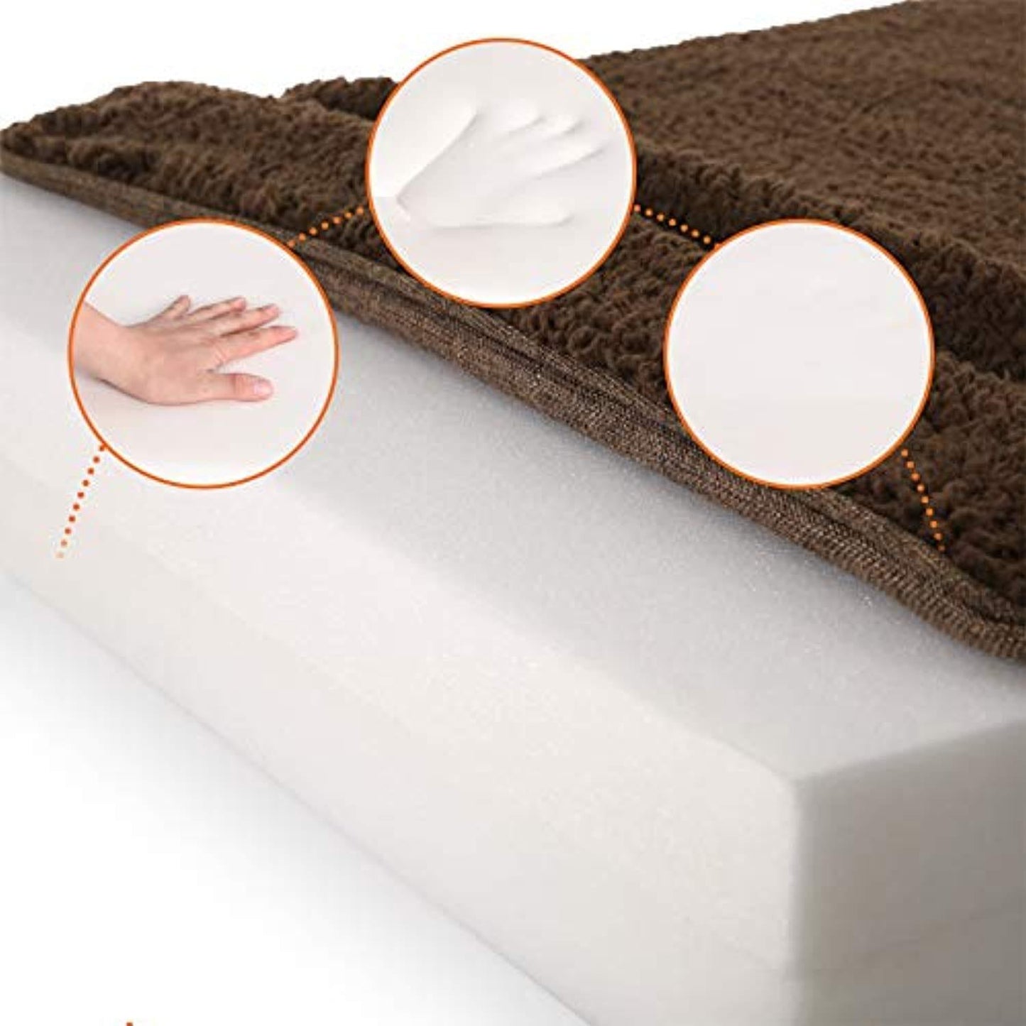 Panier Pour Chien, Matelas Pour Chien Orthopédique, 80 X 60 Cm - One PETS-TOP
