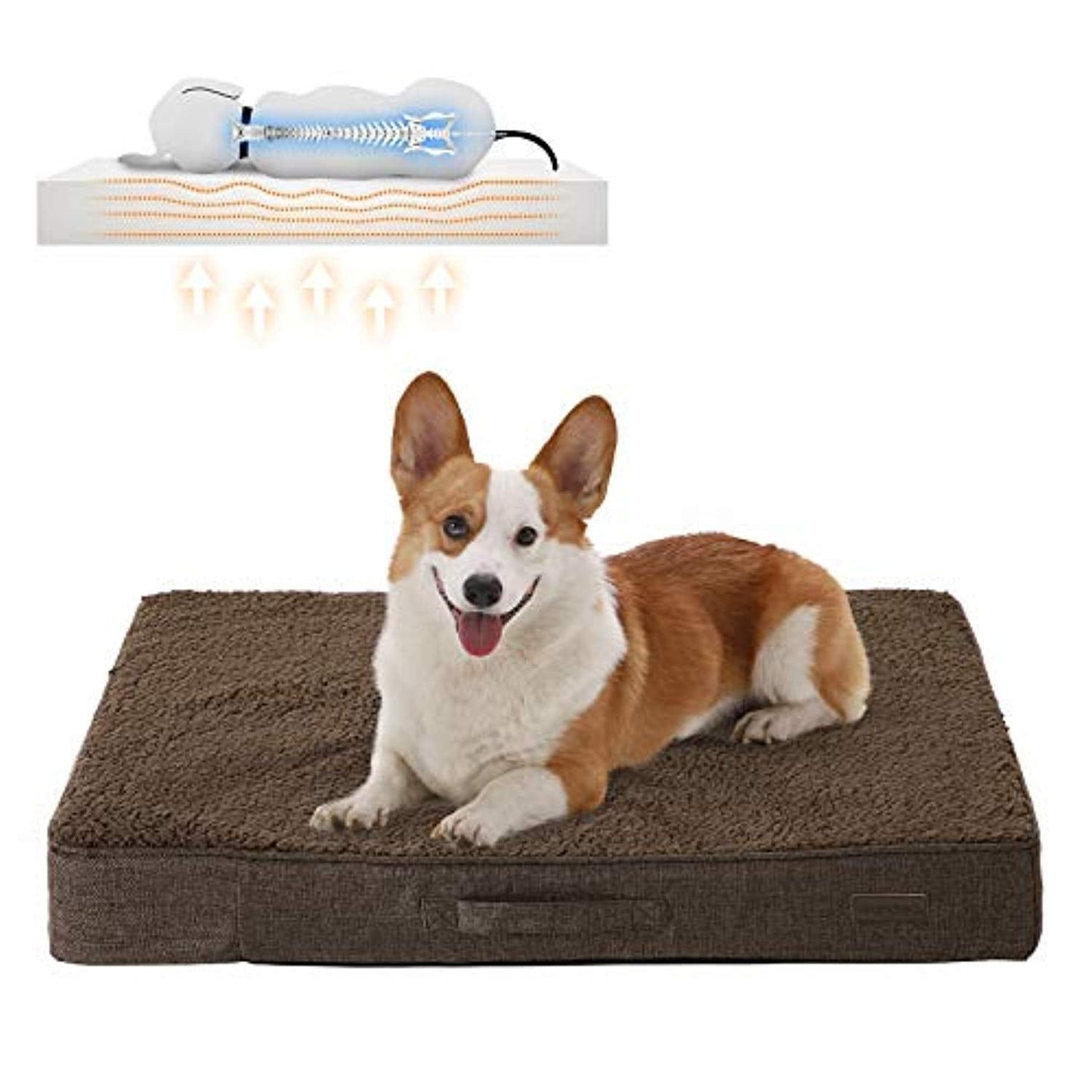 Panier Pour Chien, Matelas Pour Chien Orthopédique, 80 X 60 Cm - One PETS-TOP