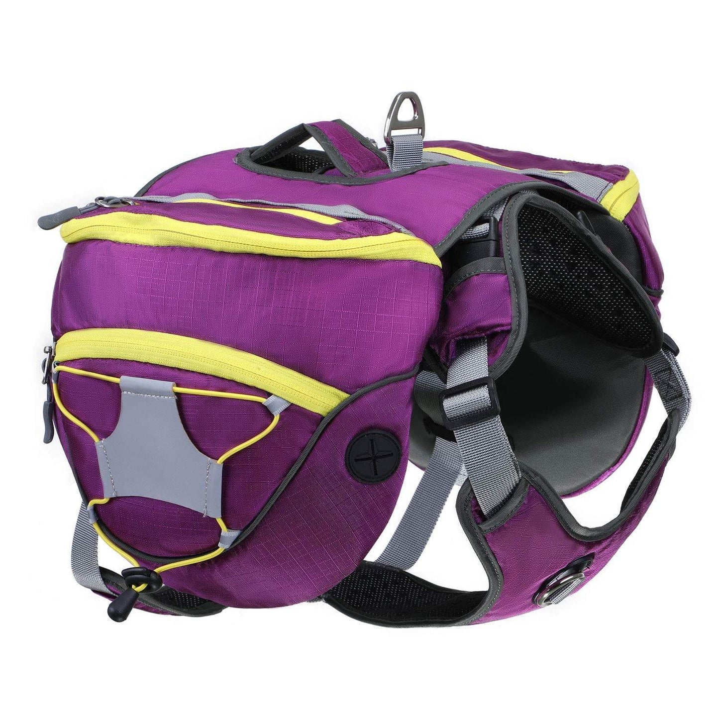 Sac À Dos De Transport Sacoche De Randonnée Pour Chien Réglable Imperméable Respirant Avec Pochettes Amovibles Harnais Gilet Sac De Selle À Voyage Marche Formation Camping Entraînement - One PETS-TOP
