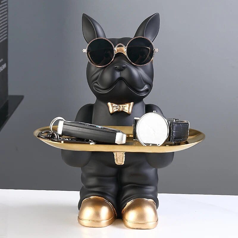 Statue De Bulldog Français En Résine - Élégance Canine - One PETS-TOP