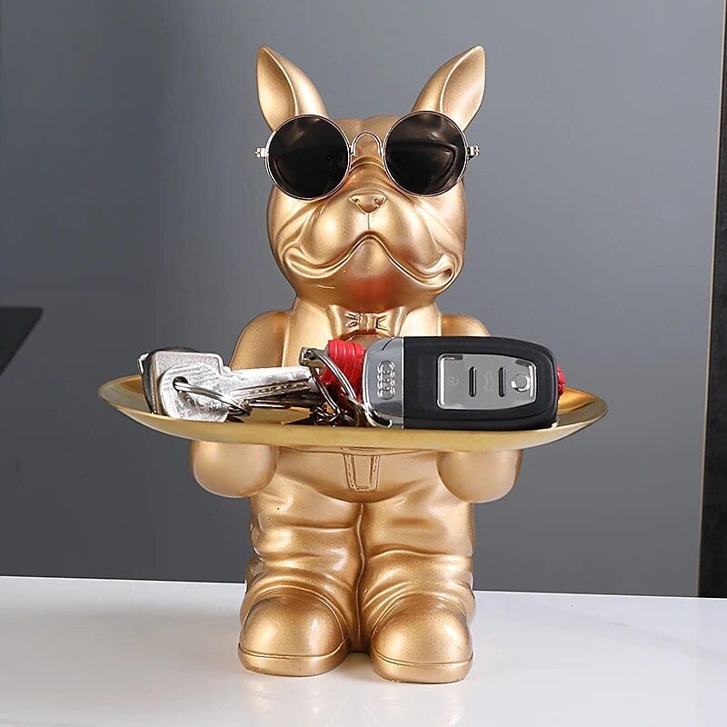 Statue De Bulldog Français En Résine - Élégance Canine - One PETS-TOP