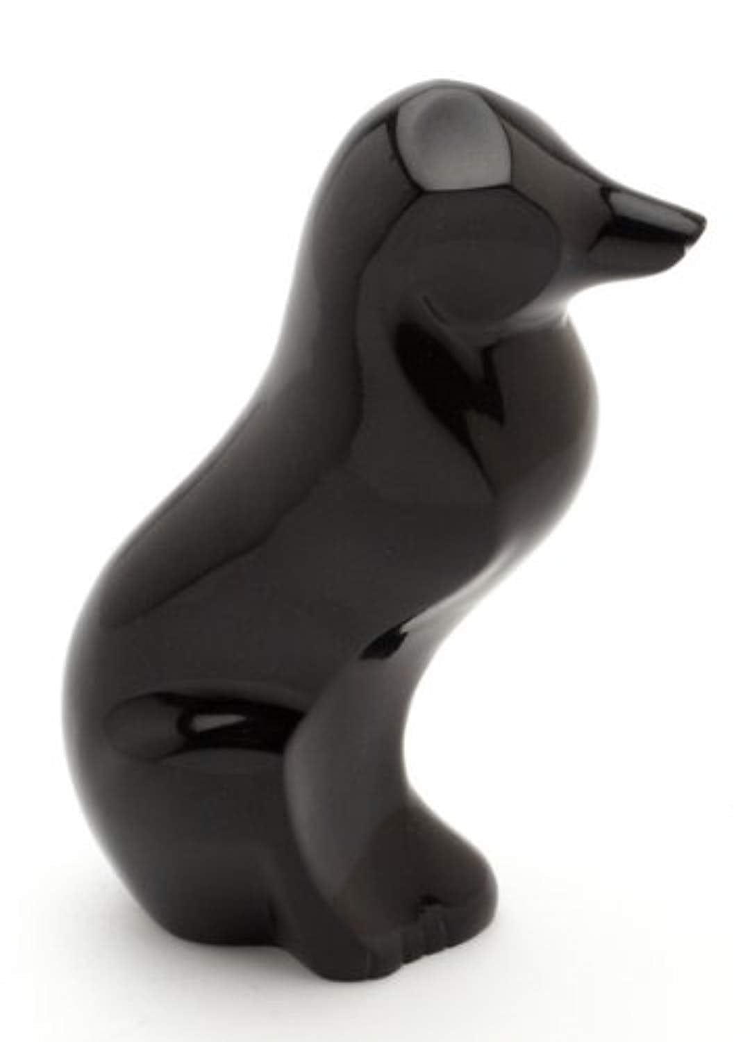 Urne Funéraire Pour Animal De Compagnie Chien Noir 24 Cm - One PETS-TOP