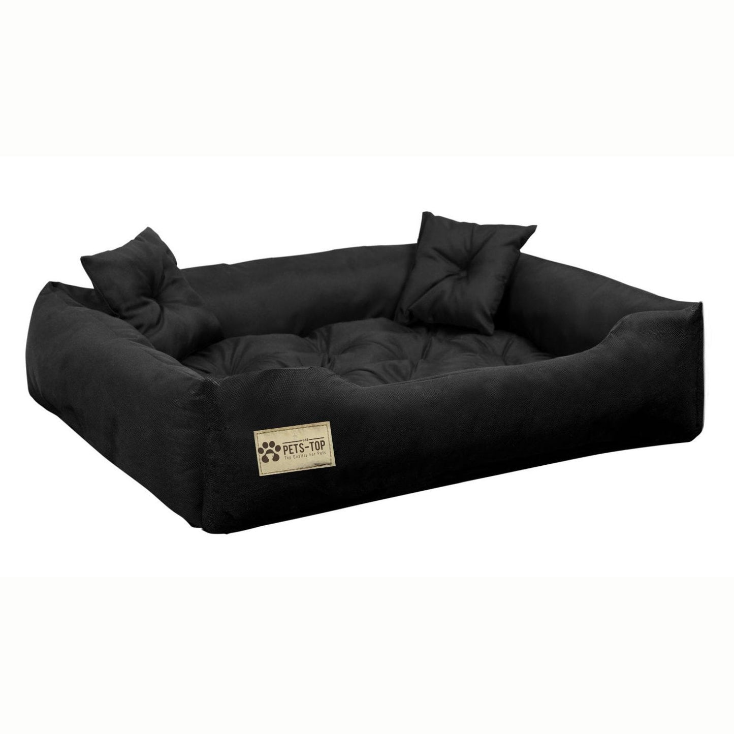 Panier Airflex Imperméable Confort Ergonomique, Respirant Noir / Intérieures 115x90 cm // Extérieures 130x105 cm One PETS-TOP