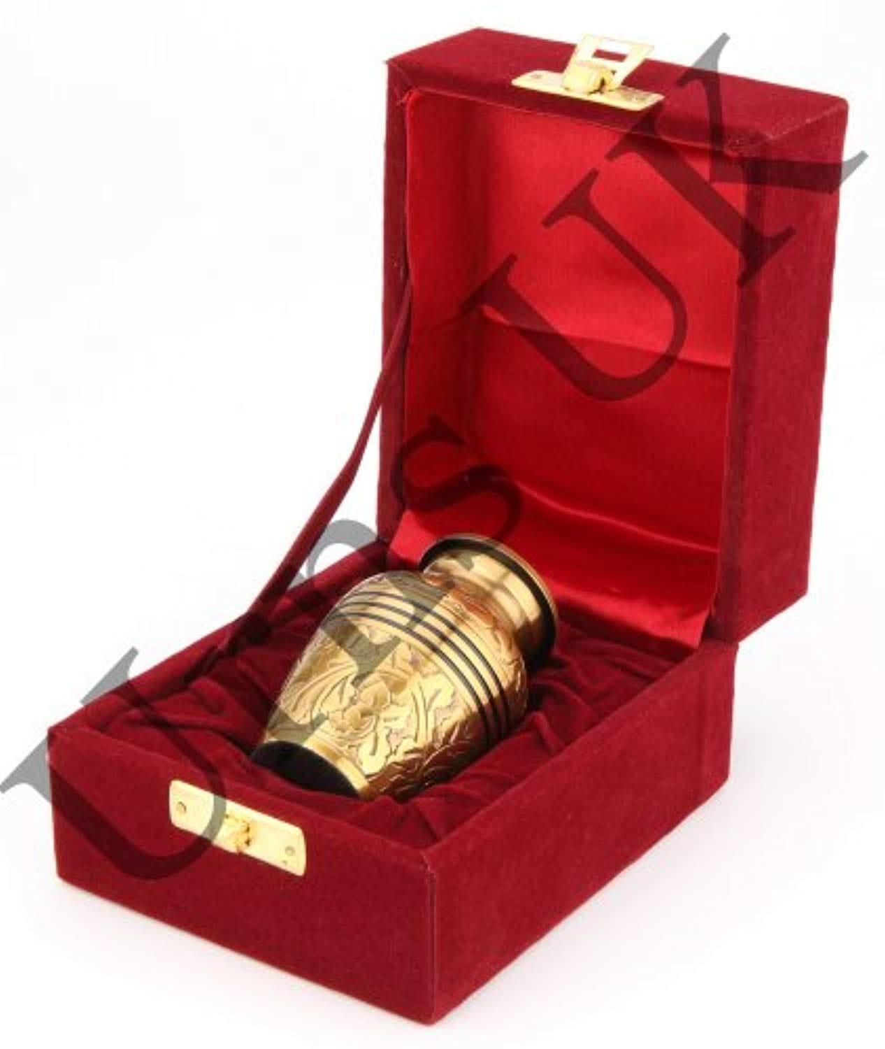 Urne Funéraire En Étain Pour Animal De Compagnie 7,5 Cm (Noir) One PETS-TOP