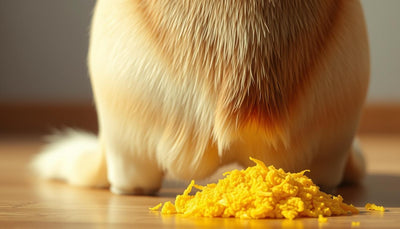 selles jaunes chien