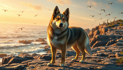 chien norvégien macareux