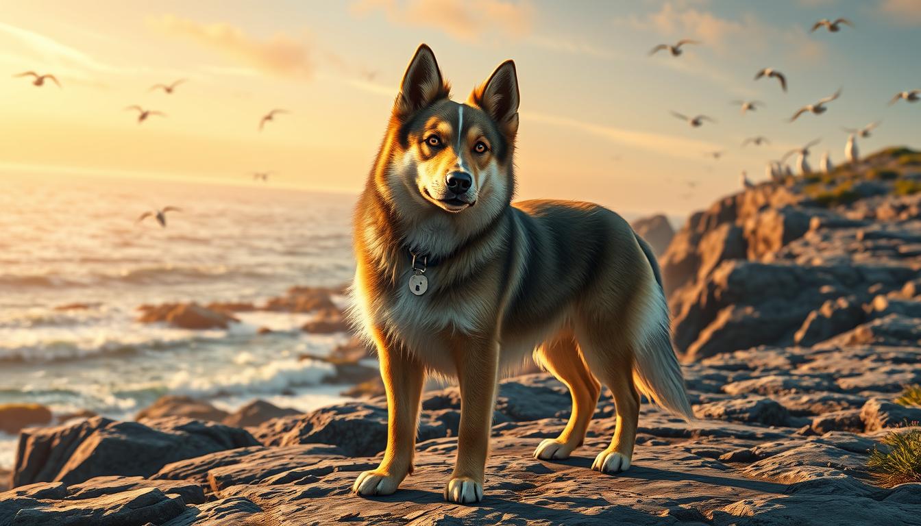 chien norvégien macareux