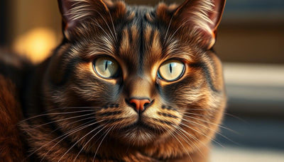 chat british shorthair chocolat