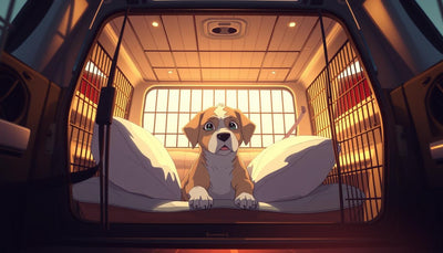 cage de transport pour chien confortable