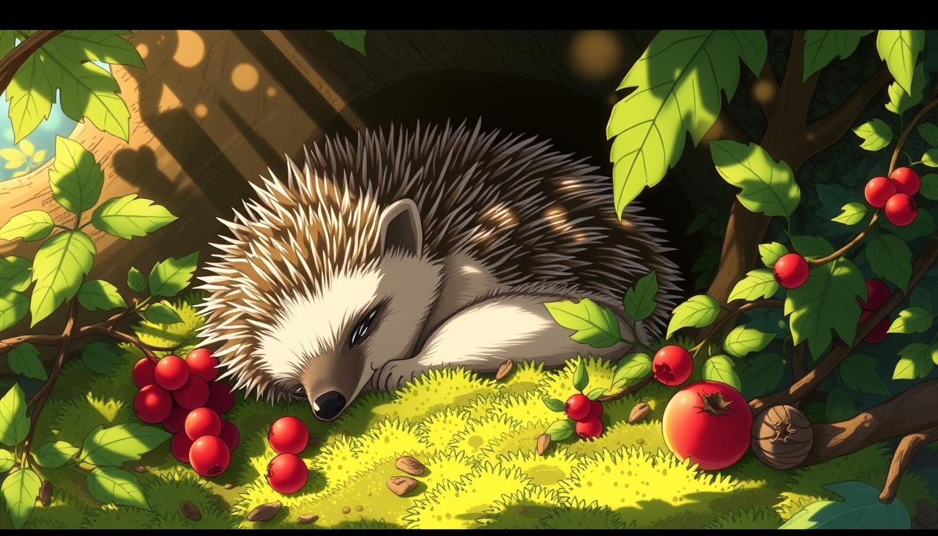 hérisson dans son habitat naturel