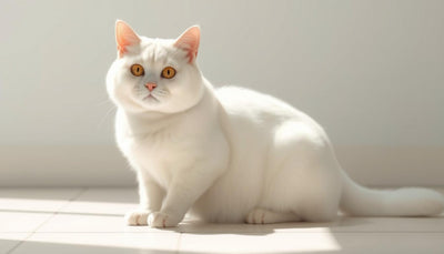 British Shorthair blanc