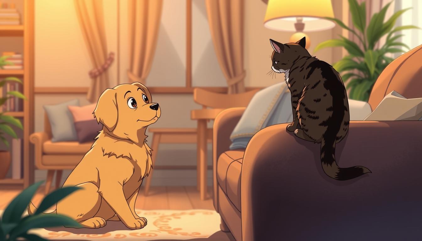 cohabitation chien et chat