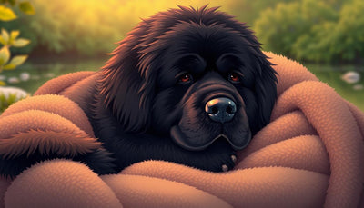 Terre Neuve Chien confort
