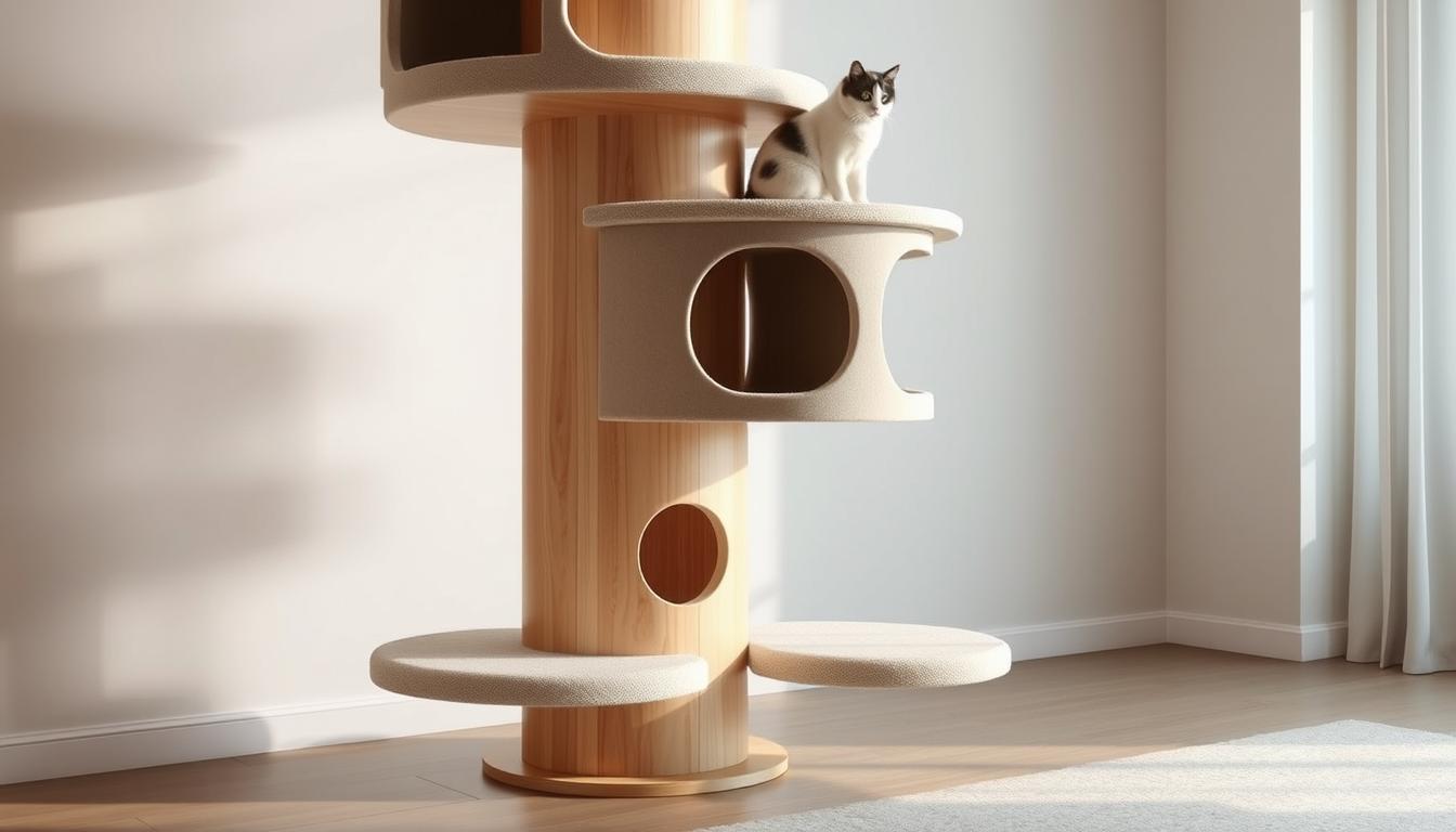 arbre à chat design scandinave