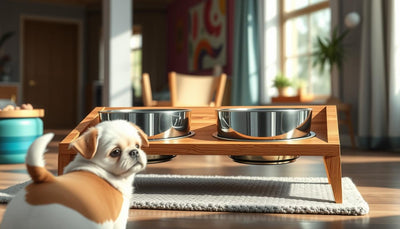 support gamelle pour chien