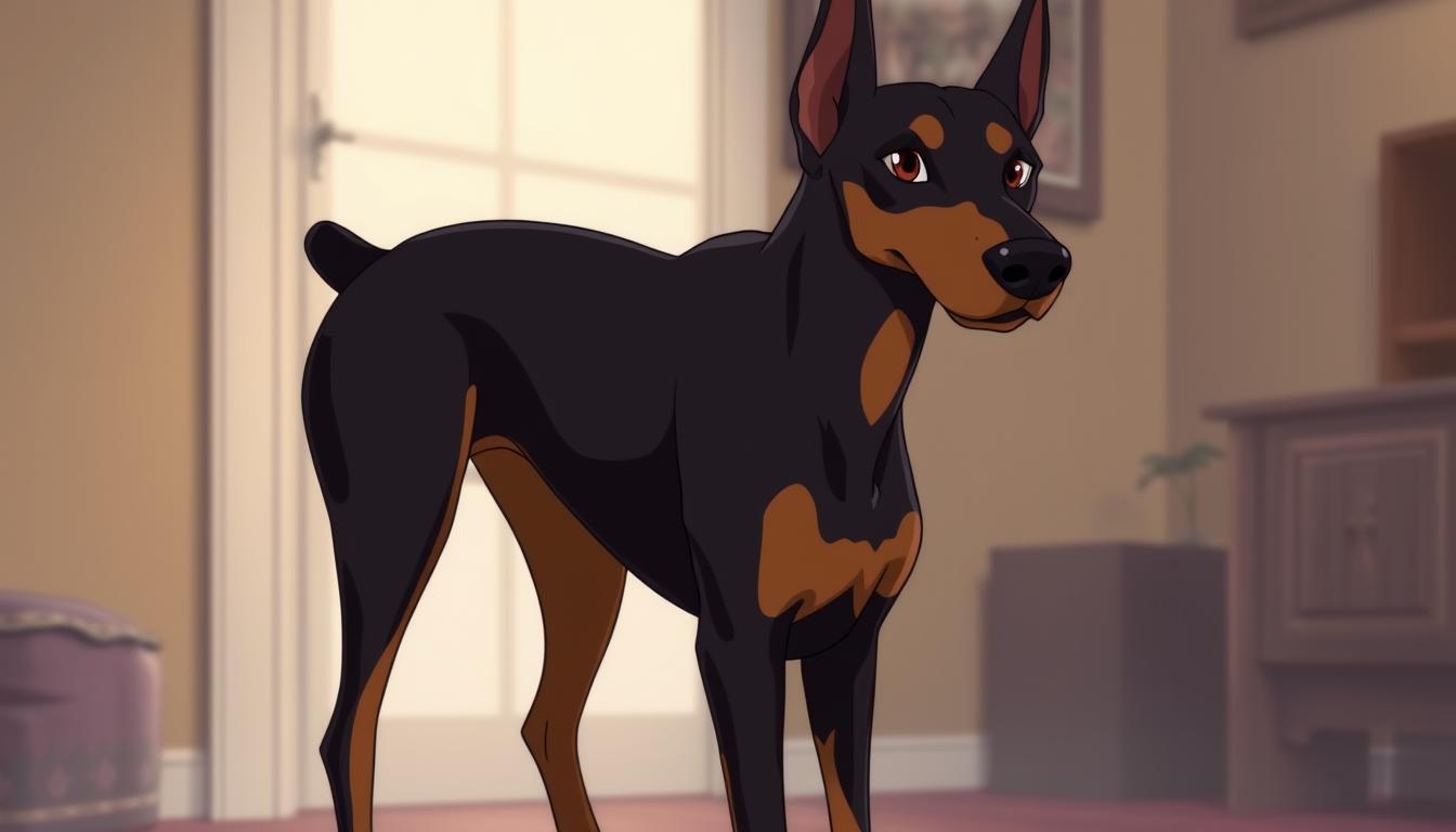 Doberman chien de race