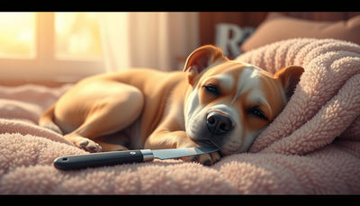 couteau chien confort animal