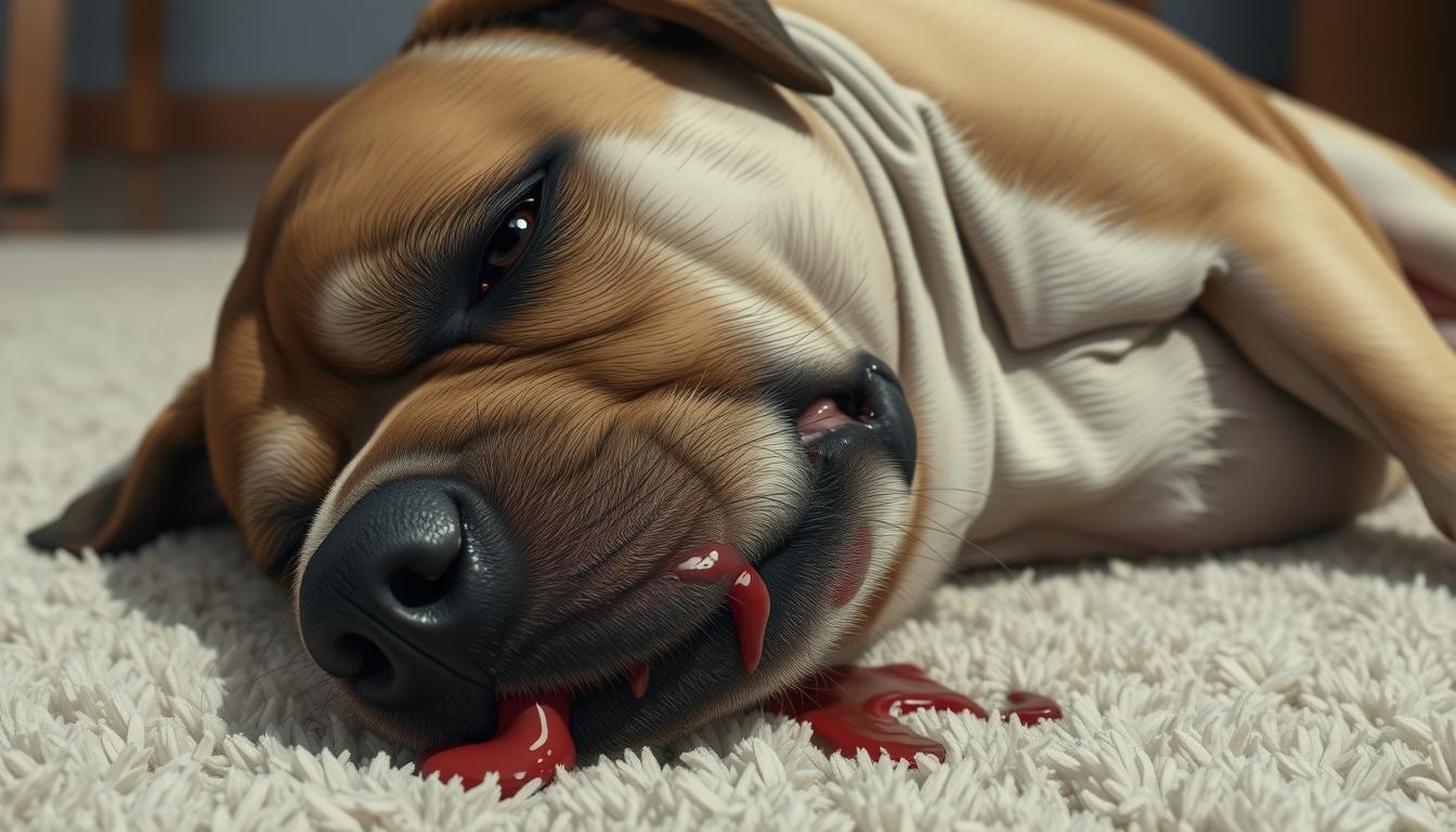 diarrhée et vomit chien