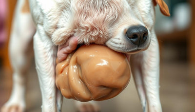 chien selles glaireuses