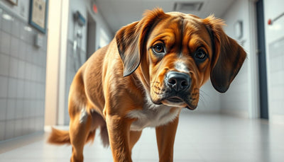 chien diarrhée jaune