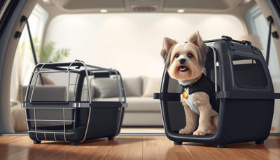 caisse de transport pour chien sécurisée